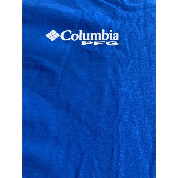 Columbia T-Shirt Adult Men's PFG American Flag Logo Sz M - Picture 3 of 5